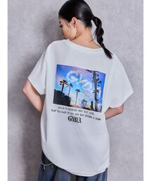 GYDA（ジェイダ）の「LA GYDA CLOUD PHOTO BIG Tシャツ（Tシャツ/カットソー）」