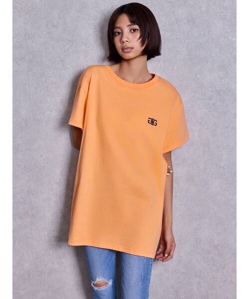 GYDA(ジェイダ)の「LA GYDA CLOUD PHOTO BIG Tシャツ(Tシャツ/カットソー・レディース・ピンク/オレンジ/ブラック/オフホワイト・FREE)」の5枚目の写真