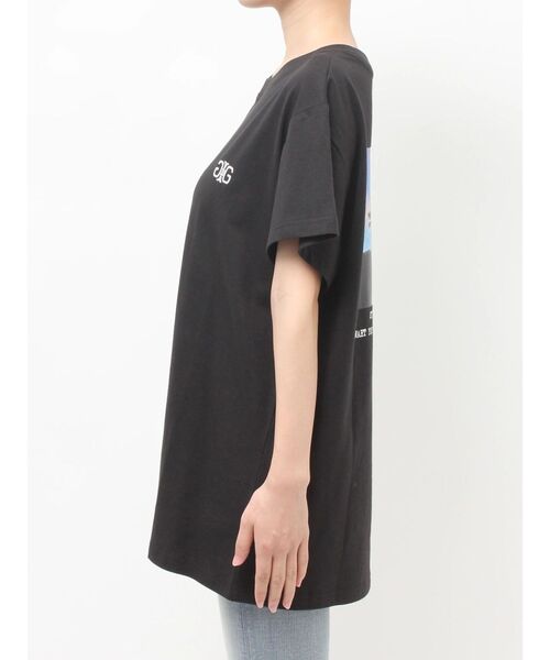 GYDA(ジェイダ)の「LA GYDA CLOUD PHOTO BIG Tシャツ(Tシャツ/カットソー・レディース・ピンク/オレンジ/ブラック/オフホワイト・FREE)」の10枚目の写真