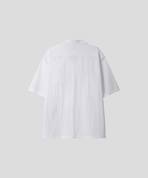 BLACK MOMENT（ブラックモーメント）の「テックポケットハーフシャツ[ホワイト]（シャツ/ブラウス・メンズ・ホワイト・MEDIUM/LARGE）」の7枚目の写真