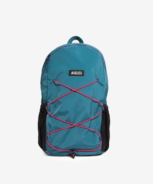 AIGLE(エーグル)の「撥水 ライト&コンパクト パッカブルバックパック 20L(バックパック/リュック・レディース・オレンジ/ホワイト/ダークネイビー/ダークブルー・FREE)」の3枚目の写真