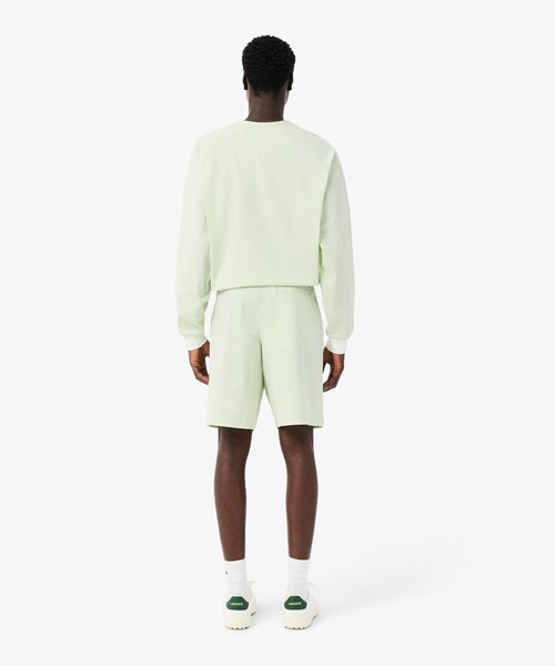 LACOSTE(ラコステ)の「UVカット ウルトラドライ シアサッカーゴルフショーツ(その他パンツ・メンズ・ライトグリーン・44/42/40)」の4枚目の写真