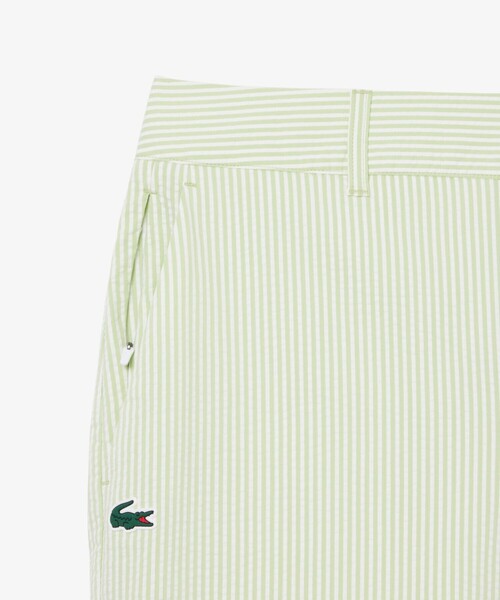 LACOSTE(ラコステ)の「UVカット ウルトラドライ シアサッカーゴルフショーツ(その他パンツ・メンズ・ライトグリーン・44/42/40)」の6枚目の写真