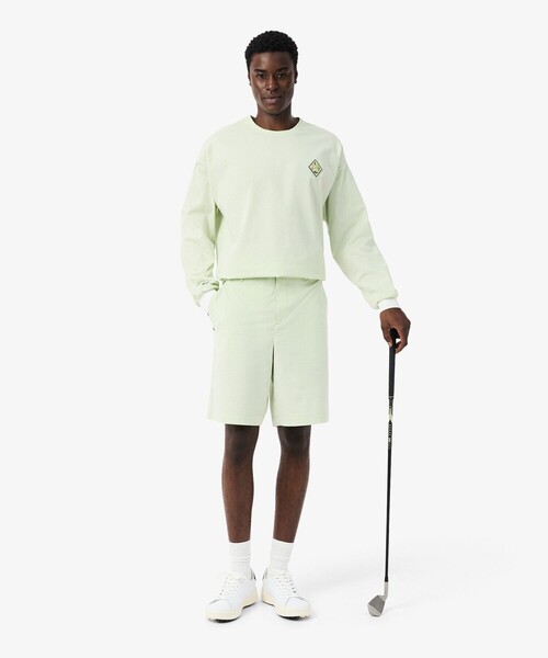 LACOSTE(ラコステ)の「UVカット ウルトラドライ シアサッカーゴルフショーツ(その他パンツ・メンズ・ライトグリーン・44/42/40)」の9枚目の写真