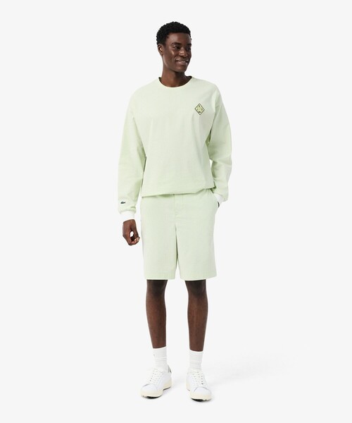 LACOSTE(ラコステ)の「UVカット ウルトラドライ シアサッカーゴルフショーツ(その他パンツ・メンズ・ライトグリーン・44/42/40)」の3枚目の写真