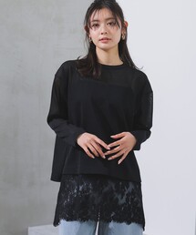 シアーフォルムニット クルーネック