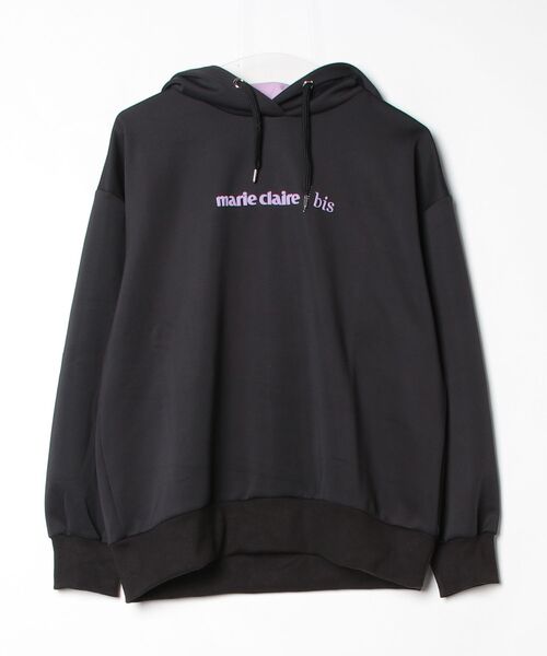 marie claire bis(マリクレール ビス)の「marie claire/bis UV配色カラー立体フードデザイントップス(パーカー・レディース・ブラック/その他・LARGE/LL/3L)」の7枚目の写真