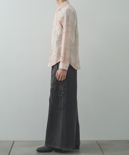 TAAKK(ターク)の「【TAAKK/ターク】Regular Shirt(シャツ/ブラウス・メンズ・ピンク/ブラック・2/3)」の8枚目の写真