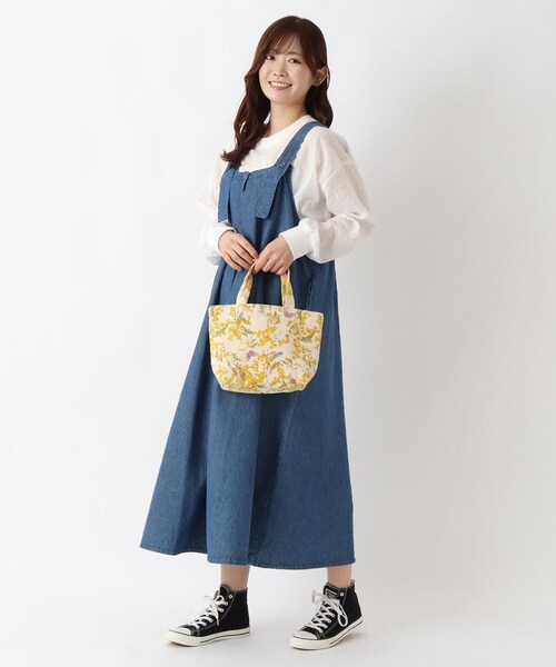 one'sterrace(ワンズテラス)の「FH キャンバスミニトート ミモザ(トートバッグ・レディース・アイボリー系8/イエロー系8・99)」の12枚目の写真