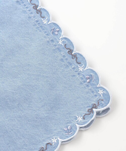 SLAP SLIP(スラップスリップ)の「スカラップ7分丈デニム&ツイルパンツ(90~130cm)(その他パンツ・キッズ・ピンク/ブルー・100cm/110cm/130cm/120cm/90cm)」の9枚目の写真