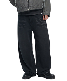 J.P WASHED SWEATPANTS - WASHED BLACK