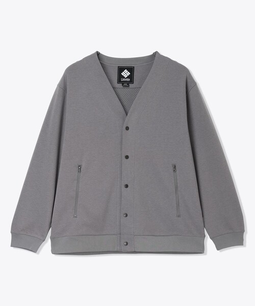 BLACK LABEL グレー カーディガン L UVカット 速乾 冷却 COLUMBIA BLACK LABEL／ロストバレー カーディガン