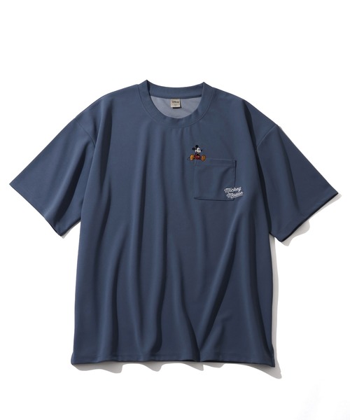 Disney(ディズニー)の「【Disney/ディズニー】アムンゼン ポケット付き ロゴ 半袖Tシャツ(Tシャツ/カットソー・メンズ・ブラック/ホワイト/チャコール/ダークブルー・M/L/LL)」の13枚目の写真