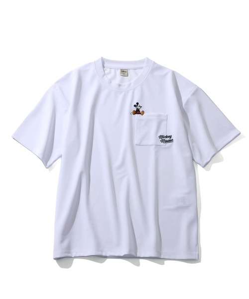 Disney(ディズニー)の「【Disney/ディズニー】アムンゼン ポケット付き ロゴ 半袖Tシャツ(Tシャツ/カットソー・メンズ・ブラック/ホワイト/チャコール/ダークブルー・M/L/LL)」の16枚目の写真