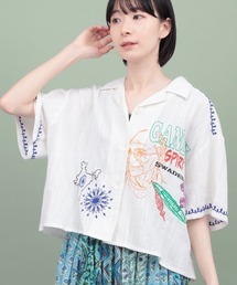 チチカカ（チチカカ）の「Rico 世界の偉人刺繍シャツ（シャツ/ブラウス）」