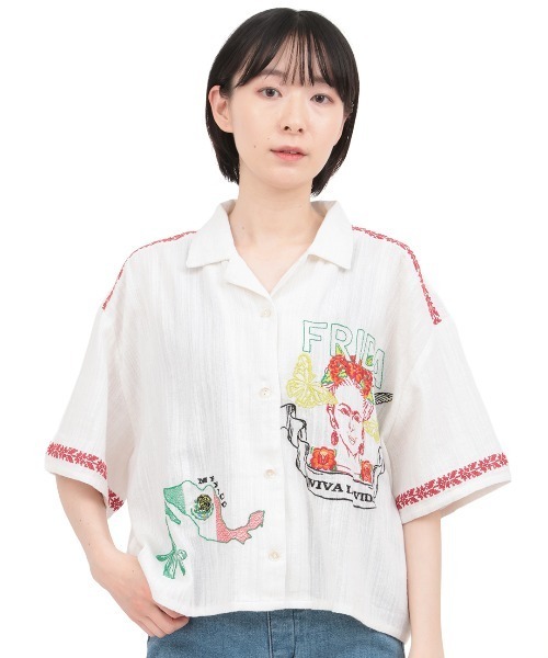チチカカ(チチカカ)の「Rico 世界の偉人刺繍シャツ(シャツ/ブラウス・レディース・その他1/その他3/その他2・FREE)」の21枚目の写真