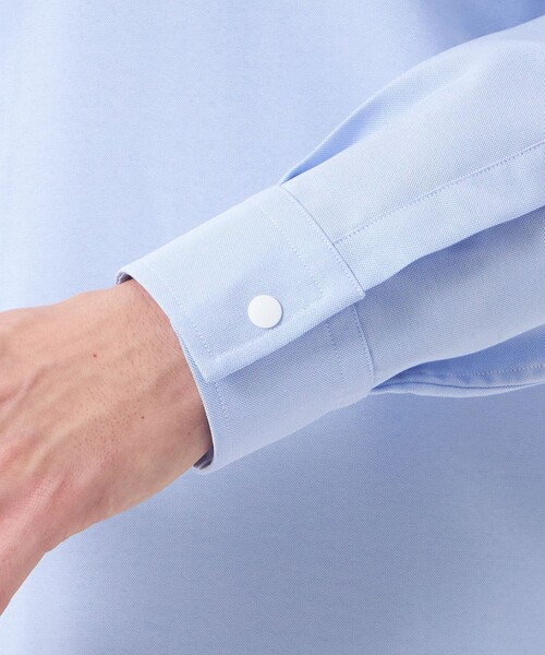 MACKINTOSH PHILOSOPHY(マッキントッシュ フィロソフィー)の「トロッター レギュラーカラースナップ 無地/チェック(シャツ/ブラウス・メンズ・ライトブルー/チャコールグレー/ホワイト・40/38)」の11枚目の写真