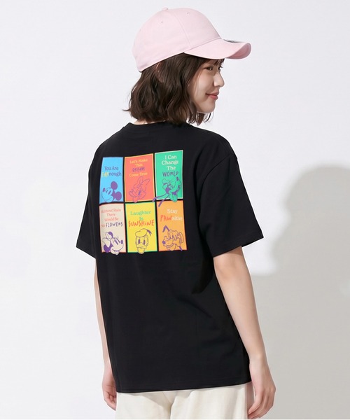 Disney(ディズニー)の「親子お揃い ディズニー バックプリントTシャツ 1339A(Tシャツ/カットソー・レディース・ブラック/ホワイト・ユニセックスM/ユニセックスXL/ユニセックスL/ユニセックスS)」の15枚目の写真