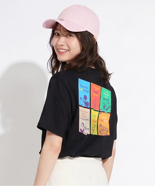 Disney(ディズニー)の「親子お揃い ディズニー バックプリントTシャツ 1339A(Tシャツ/カットソー・レディース・ブラック/ホワイト・ユニセックスM/ユニセックスXL/ユニセックスL/ユニセックスS)」の17枚目の写真