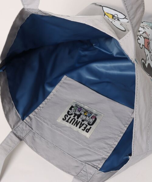 PEANUTS（ピーナッツ）の「PEANUTS/ピーナッツ　スヌーピー＆フレンズシリーズトートバッグ（トートバッグ・レディース・グレー/ベージュ/ラベンダー・ONE SIZE）」の8枚目の写真