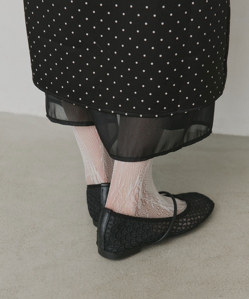 ad thie(アドティエ)の「メッシュ メリージェーン パンプス(パンプス・レディース・ライトグレー/ブラック・LARGE/MEDIUM)」の7枚目の写真