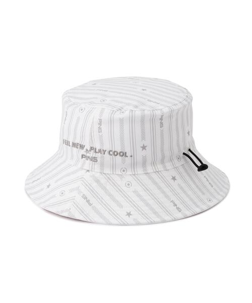 PING(�s��)�́yPING APPAREL�z�X�g���C�v�����v�����g���o�[�V�u���n�b�g ��NATIVE�� (MENS)(�n�b�g)