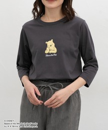 【UVカット】プーさん/7分袖Tシャツ