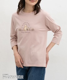 【UVカット】プーさん/7分袖Tシャツ