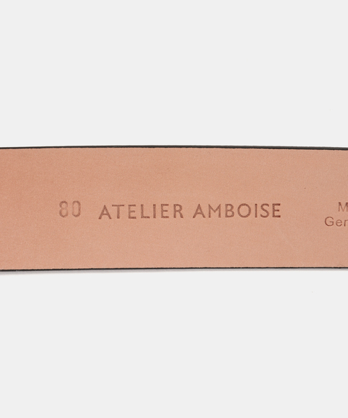 Spick & Span（スピックアンドスパン）の「ATELIER AMBOISE / アトリエ アンボワーズ 金具付きベルト（ベルト・レディース・ブラック/ベージュ・FREE）」の9枚目の写真