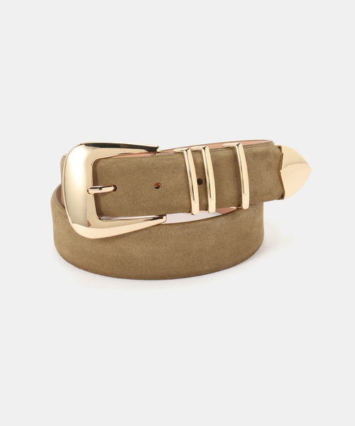 Spick & Span（スピックアンドスパン）の「ATELIER AMBOISE / アトリエ アンボワーズ 金具付きベルト（ベルト・レディース・ブラック/ベージュ・FREE）」の12枚目の写真