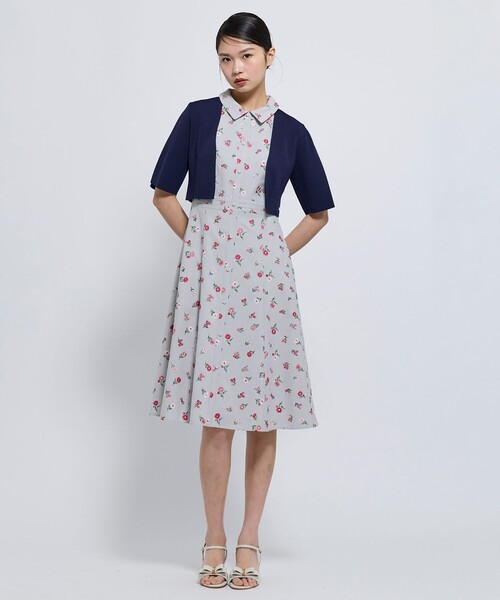 TOCCA(トッカ)の「BOOM POP ドレス(ワンピース・レディース・ネイビー系7/グレー系7・0/2/4/6/00)」の4枚目の写真