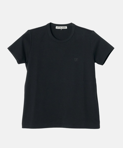LE CIEL BLEU(ルシェルブルー)の「"LE"フィットTシャツ / "LE" Fitted T-Shirt(Tシャツ/カットソー・レディース・オフホワイト/グレー/ブラック・36)」の3枚目の写真