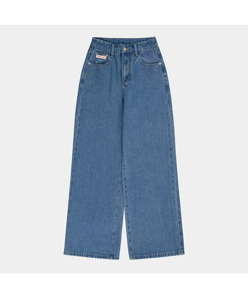 PIGMENT（ピグメント）の「[S.M.L.XL][EVERFIT]長持ちデニム (CCDP251250)（デニムパンツ・レディース・ダークブルー/ブルー/ライトブルー・SMALL/MEDIUM/LARGE/X-LARGE）」の2枚目の写真