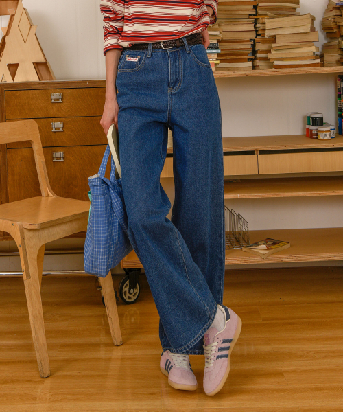 PIGMENT（ピグメント）の「[S.M.L.XL][EVERFIT]長持ちデニム (CCDP251250)（デニムパンツ・レディース・ダークブルー/ブルー/ライトブルー・SMALL/MEDIUM/LARGE/X-LARGE）」の5枚目の写真