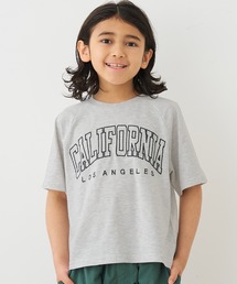coca（coca）（コカ）の「キッズ カレッジ刺繍Tシャツ（Tシャツ/カットソー）」