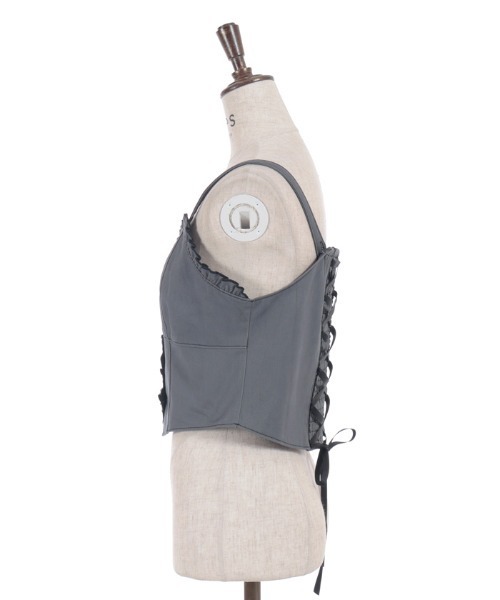 axes femme（アクシーズファム）の「フリルビスチェ（ベスト・レディース・グレー/ブラウン/ミント・FREE）」の21枚目の写真