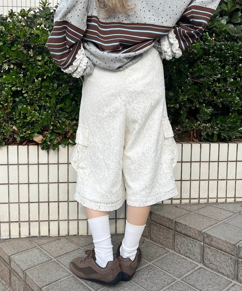 WC(ダブル シー)の「レースカーゴハーフパンツ(その他パンツ・レディース・ホワイト・FREE)」の13枚目の写真