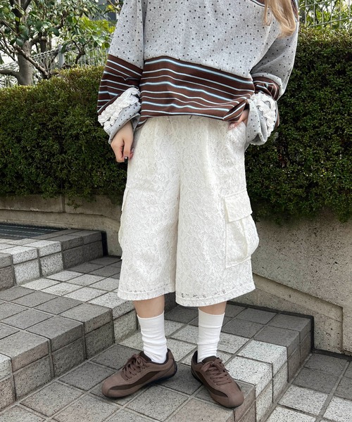 WC(ダブル シー)の「レースカーゴハーフパンツ(その他パンツ・レディース・ホワイト・FREE)」の14枚目の写真