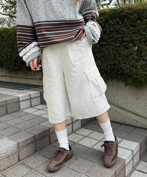 WC(ダブル シー)の「レースカーゴハーフパンツ(その他パンツ・レディース・ホワイト・FREE)」の15枚目の写真