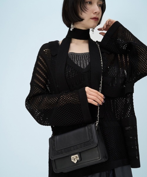 HARE(ハレ)の「レースキリカエショルダーバッグ(HARE)(ショルダーバッグ・レディース・ブラック・FREE)」の6枚目の写真