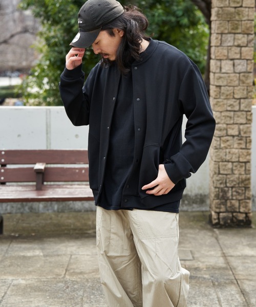 NO NEED（ノーニード）の「ストレッチボタンカーデ（Tシャツ/カットソー・メンズ・ブラック/ネイビー/グレー系その他・LL）」の5枚目の写真