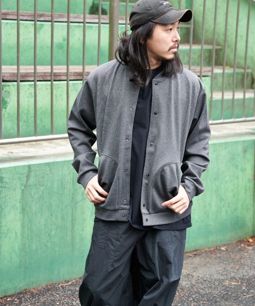 NO NEED（ノーニード）の「ストレッチボタンカーデ（Tシャツ/カットソー・メンズ・ブラック/ネイビー/グレー系その他・LL）」の14枚目の写真