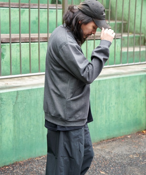NO NEED（ノーニード）の「ストレッチボタンカーデ（Tシャツ/カットソー・メンズ・ブラック/ネイビー/グレー系その他・LL）」の15枚目の写真
