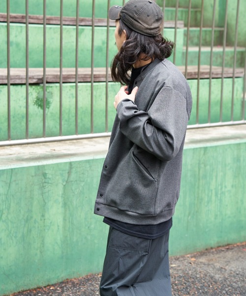 NO NEED（ノーニード）の「ストレッチボタンカーデ（Tシャツ/カットソー・メンズ・ブラック/ネイビー/グレー系その他・LL）」の17枚目の写真