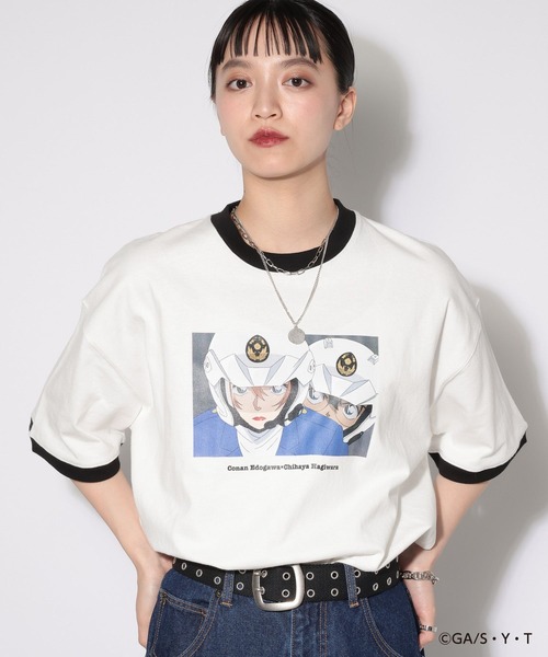 PBLIM（ページボーイリム）の「【名探偵コナン】アソートリンガーTシャツ【PBLIM】（Tシャツ/カットソー・レディース・ホワイト系1/ホワイト系2/ホワイト系3・FREE）」の11枚目の写真