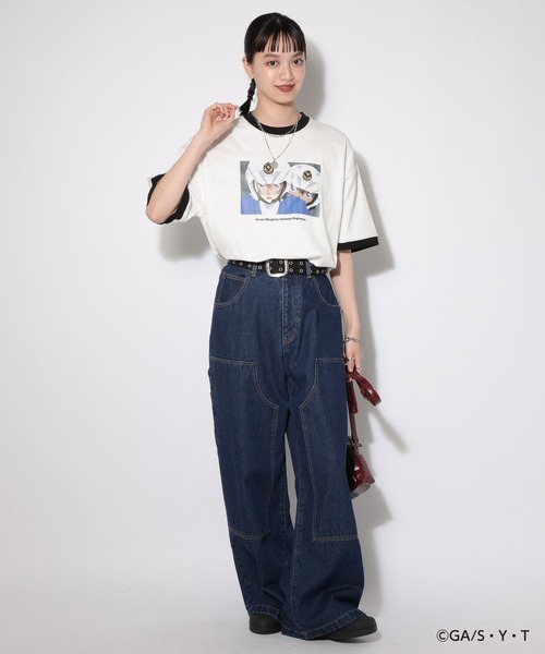 PBLIM（ページボーイリム）の「【名探偵コナン】アソートリンガーTシャツ【PBLIM】（Tシャツ/カットソー・レディース・ホワイト系1/ホワイト系2/ホワイト系3・FREE）」の13枚目の写真