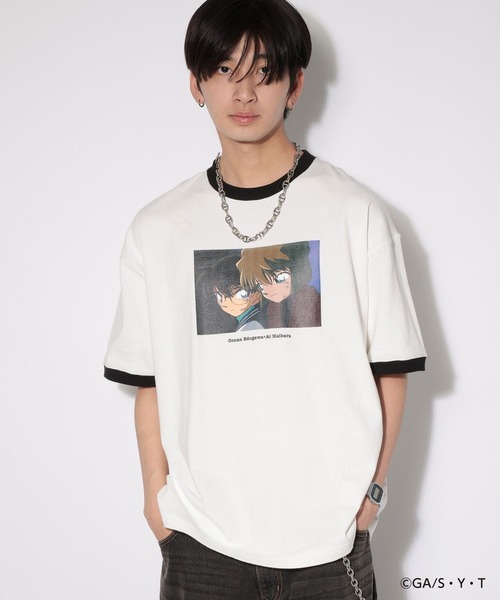 PBLIM（ページボーイリム）の「【名探偵コナン】アソートリンガーTシャツ【PBLIM】（Tシャツ/カットソー・レディース・ホワイト系1/ホワイト系2/ホワイト系3・FREE）」の17枚目の写真