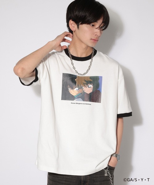 PBLIM（ページボーイリム）の「【名探偵コナン】アソートリンガーTシャツ【PBLIM】（Tシャツ/カットソー・レディース・ホワイト系1/ホワイト系2/ホワイト系3・FREE）」の18枚目の写真