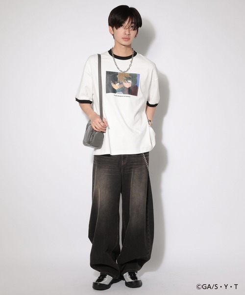PBLIM（ページボーイリム）の「【名探偵コナン】アソートリンガーTシャツ【PBLIM】（Tシャツ/カットソー・レディース・ホワイト系1/ホワイト系2/ホワイト系3・FREE）」の20枚目の写真