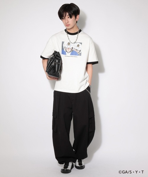 PBLIM（ページボーイリム）の「【名探偵コナン】アソートリンガーTシャツ【PBLIM】（Tシャツ/カットソー・レディース・ホワイト系1/ホワイト系2/ホワイト系3・FREE）」の8枚目の写真